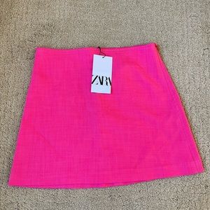 Zara - Pink Mini Skirt - NWT